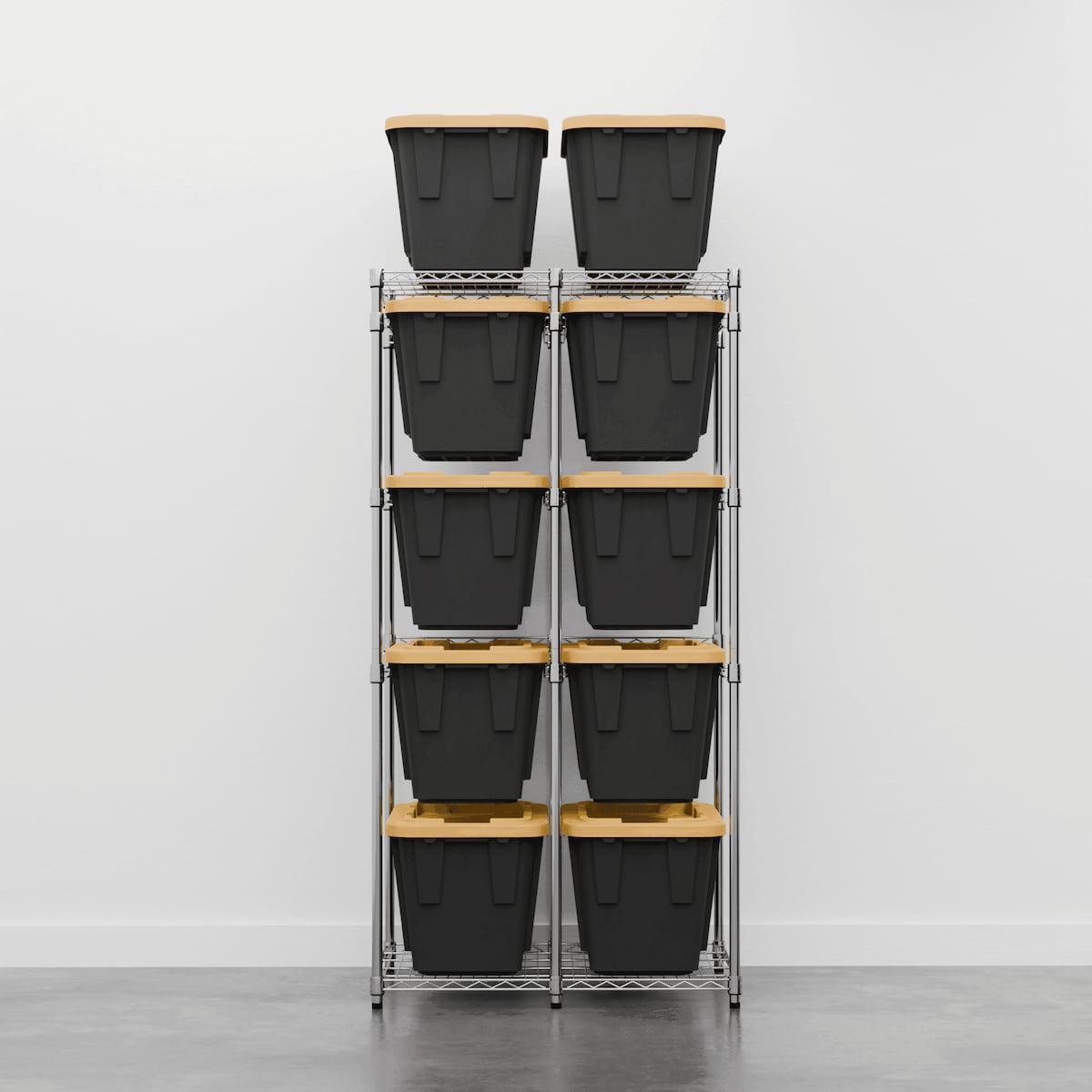 12 Gallon Storage Bin Rack