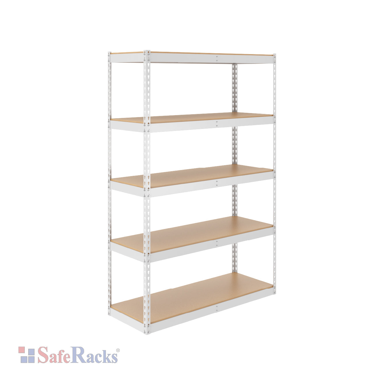 white modular shelf