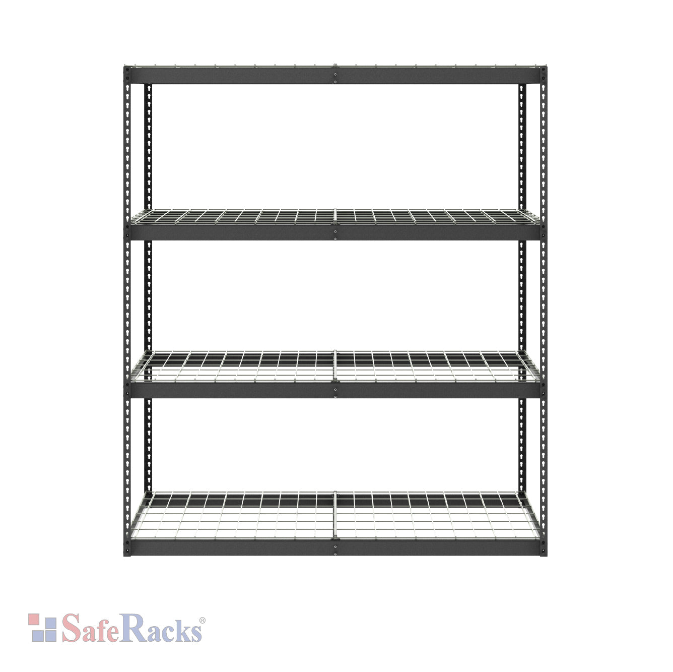 gray garage shelf