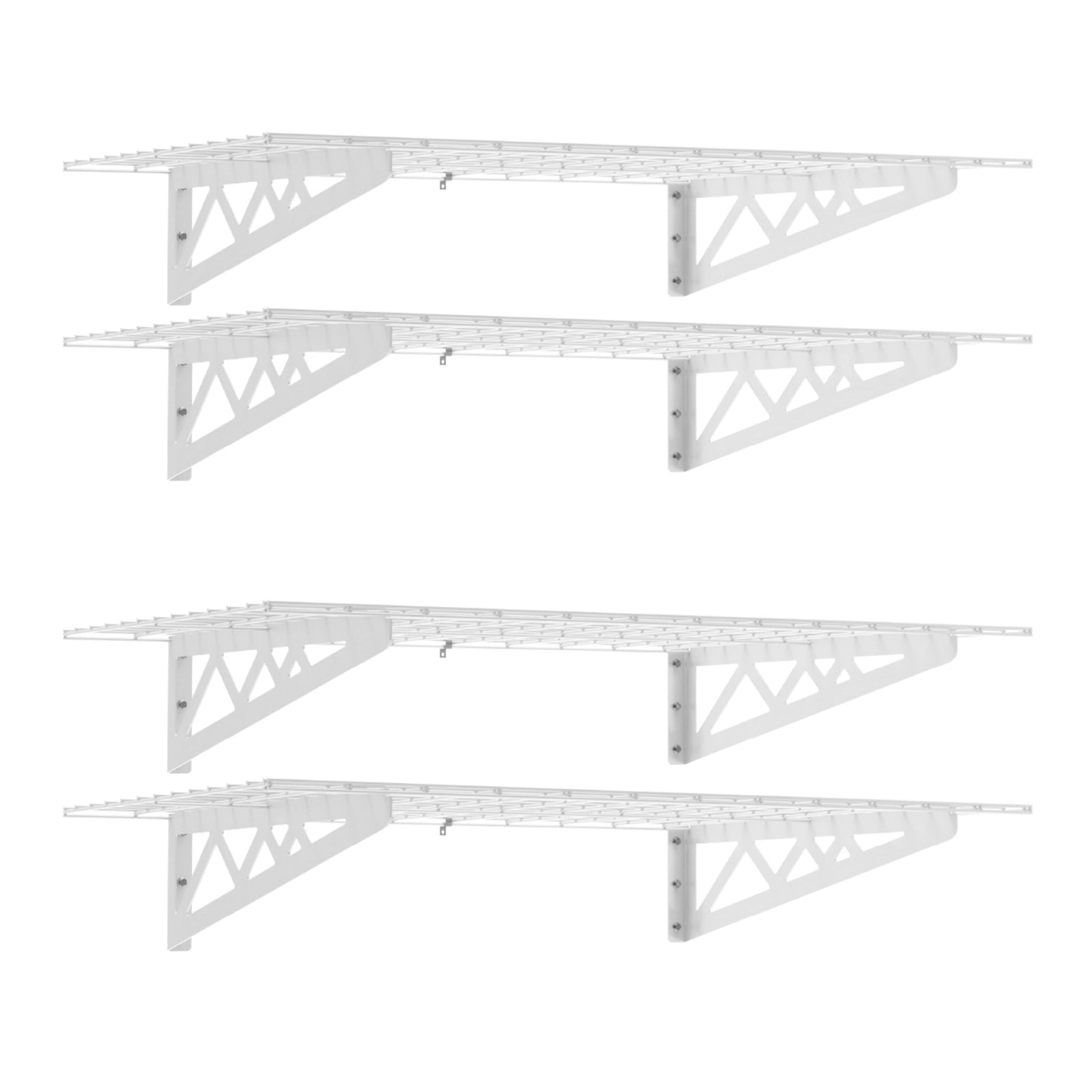 SafeRacks 24" x 48" Wall Shelves Four Pack (8033967145174)