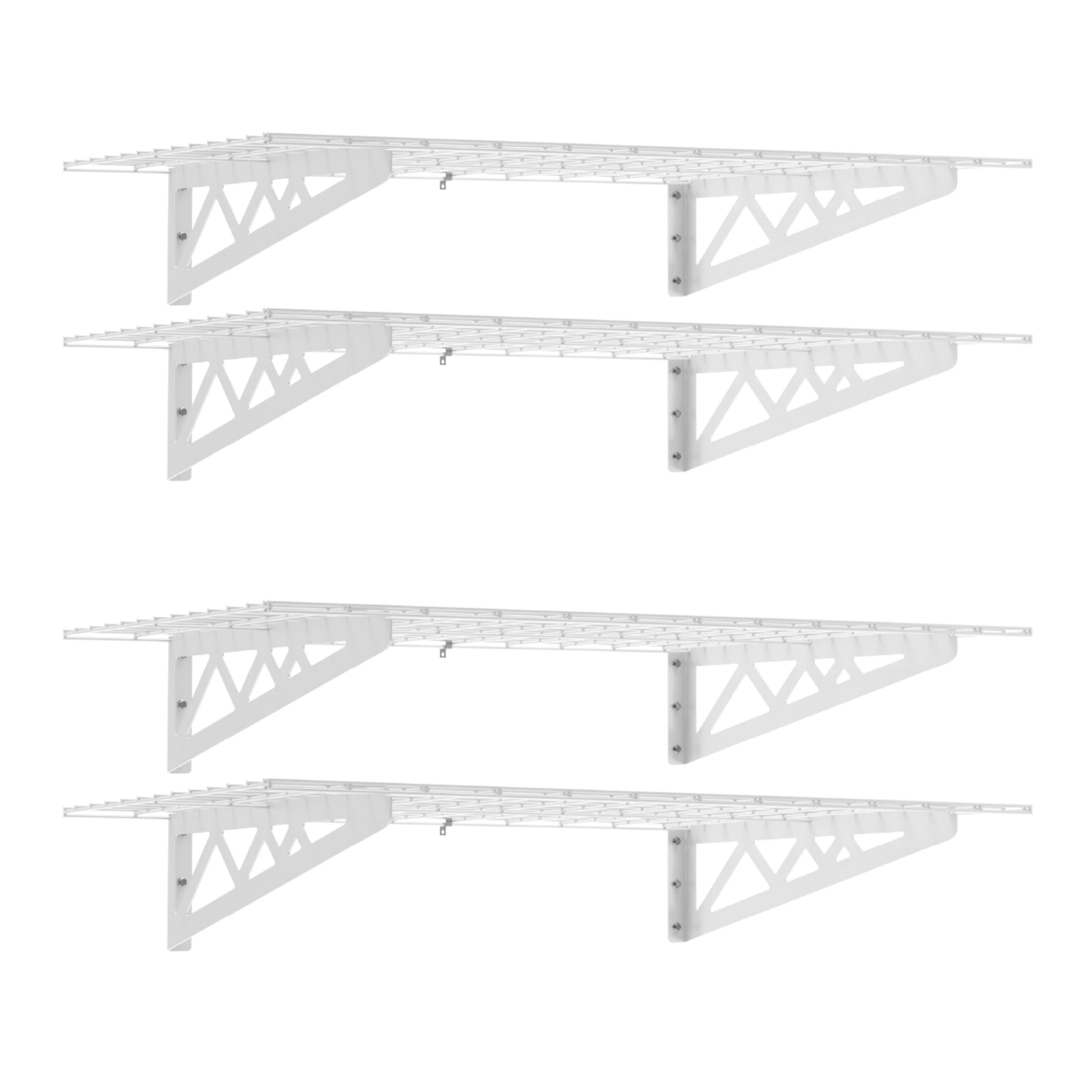 SafeRacks 24" x 48" Wall Shelves Four Pack (8033967145174)