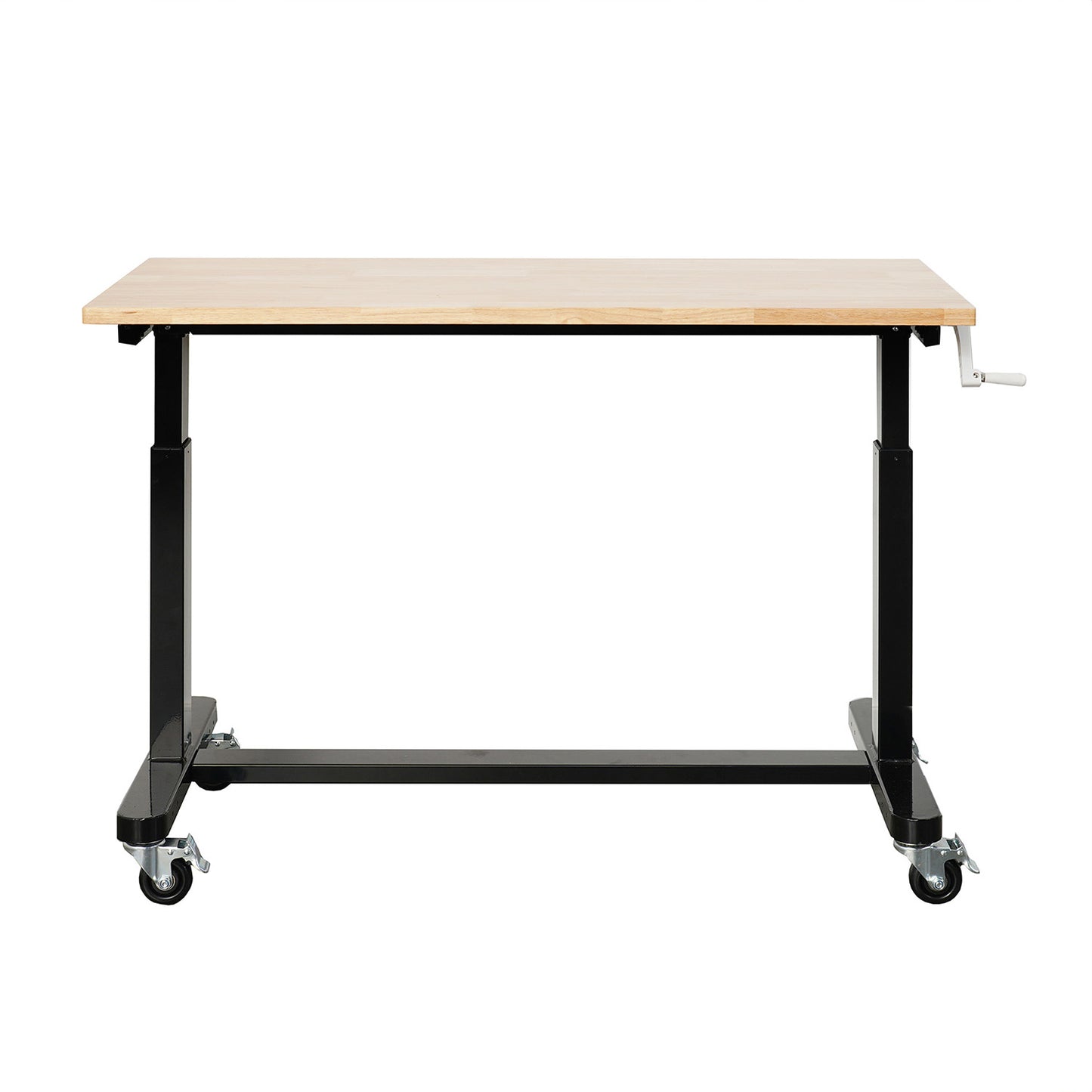 SafeRacks Height Adjustable Mobile Workbench - Crank Adjustable Edition