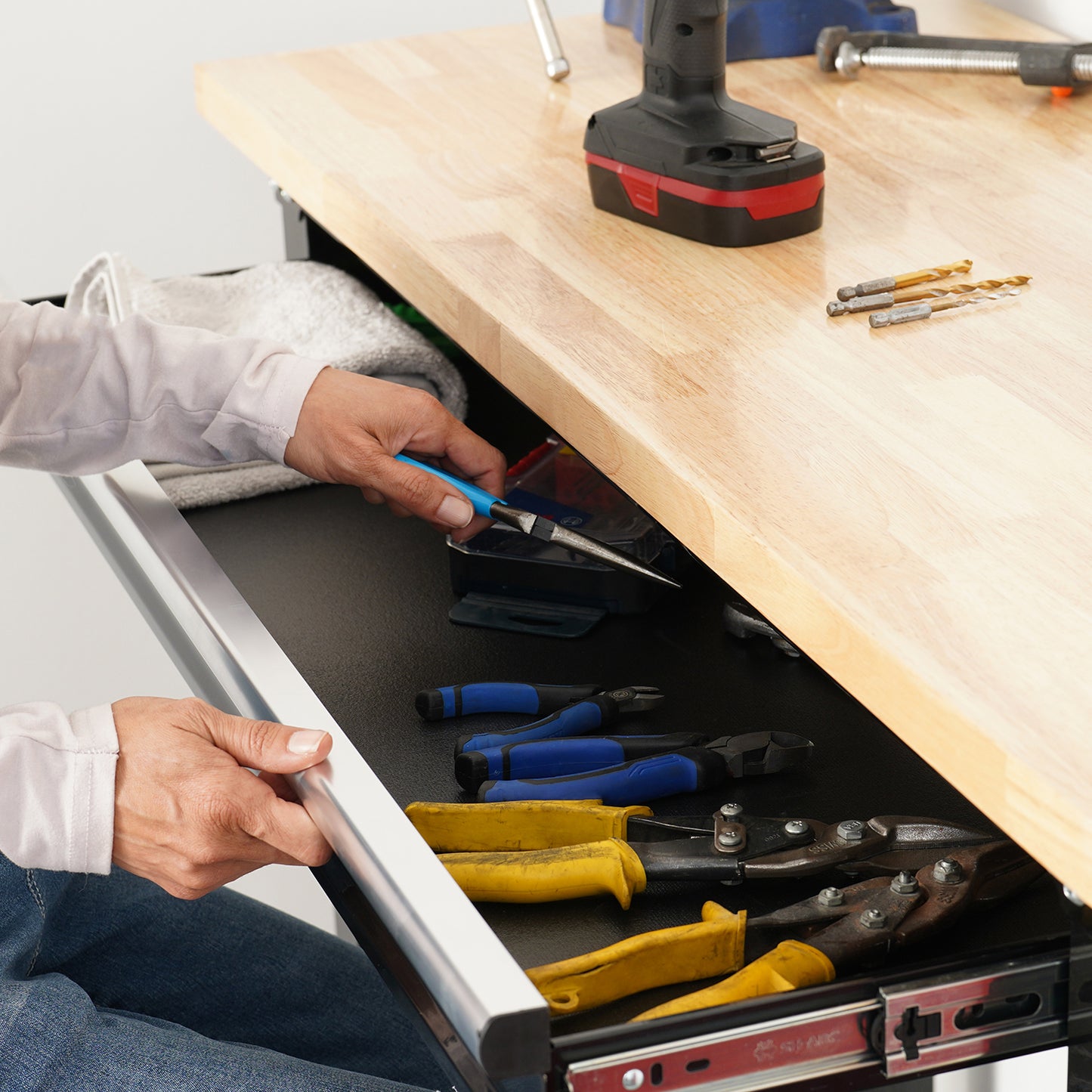 SafeRacks Premium Mobile Workbench - Workshop Edition