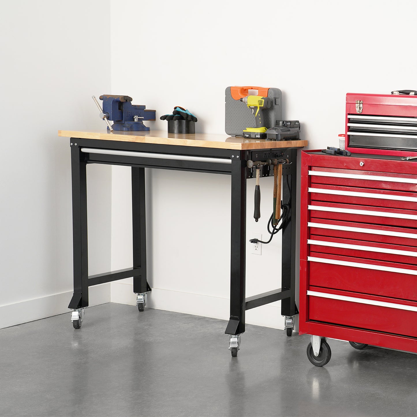 SafeRacks Premium Mobile Workbench - Workshop Edition