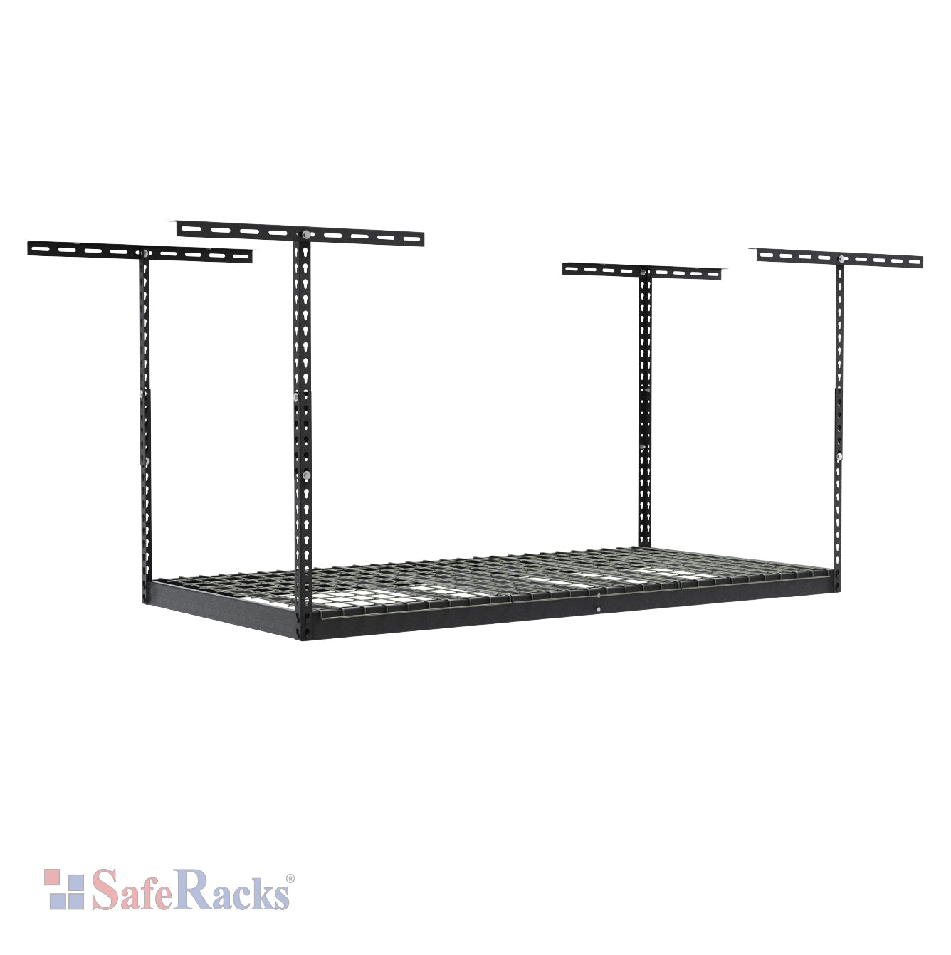 gray overhead rack