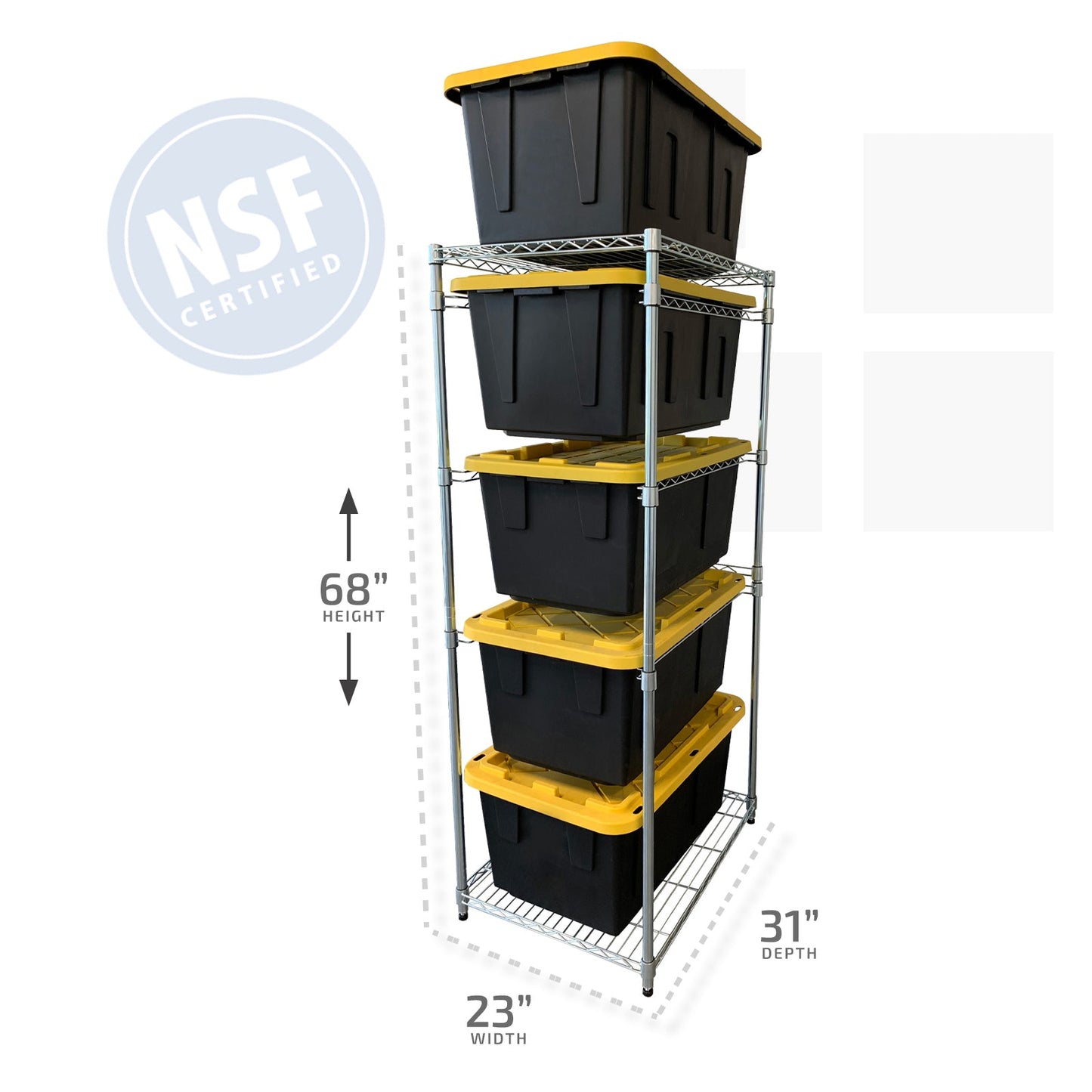Storage Bin Rack