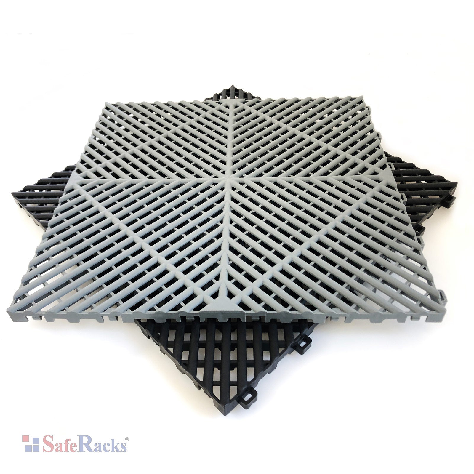 black and gray tiles