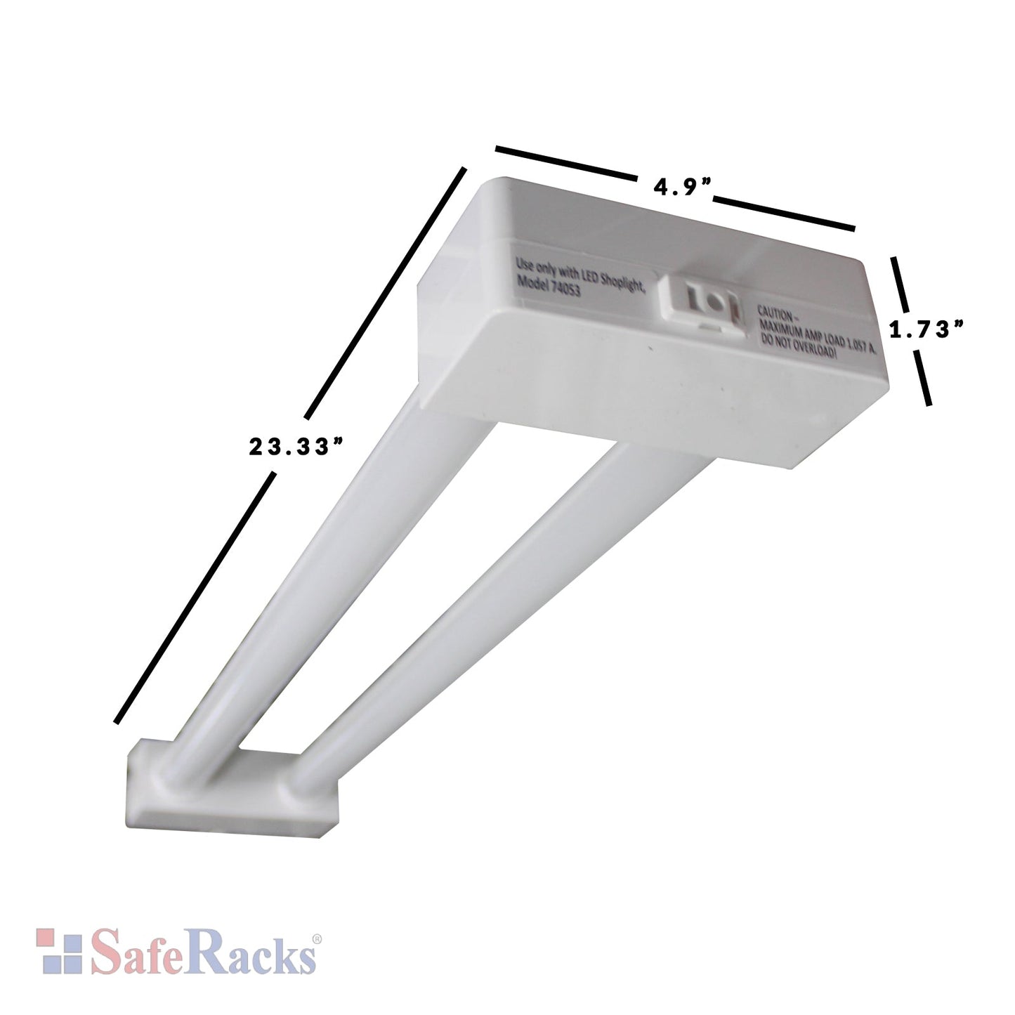 LED light with dimensions